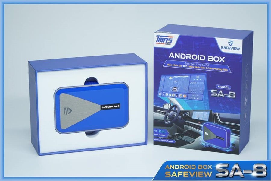 【HOT】Carplay - Android Box Safeview SA-8 cho ô tô - xe hơi
