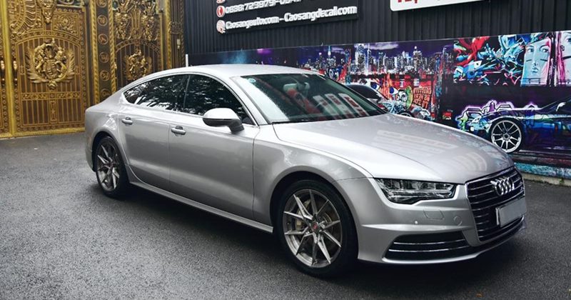 Audi A7 Wrap xám chì - Cuốn hút trên từng chặng đường đi