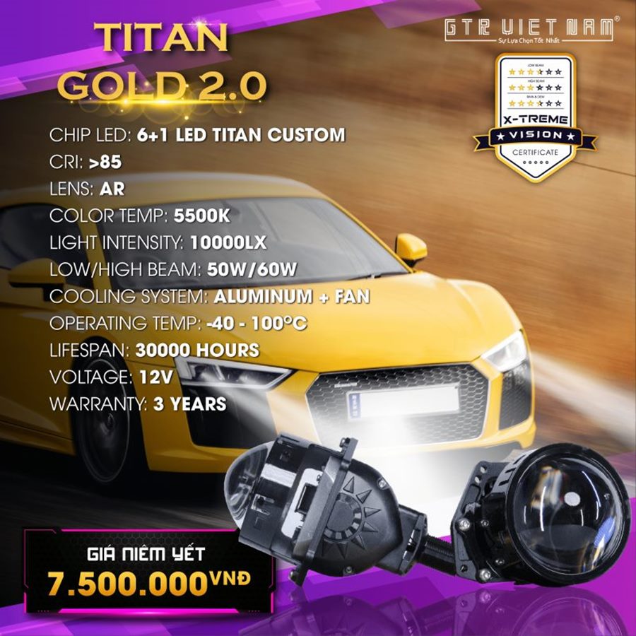Bi led Titan Gold 2.0