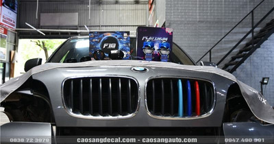 BMW X5 độ bi laser Titan Platinum 9+3 và Bi gầm Led X-Light F10 tăng sáng ấn tượng