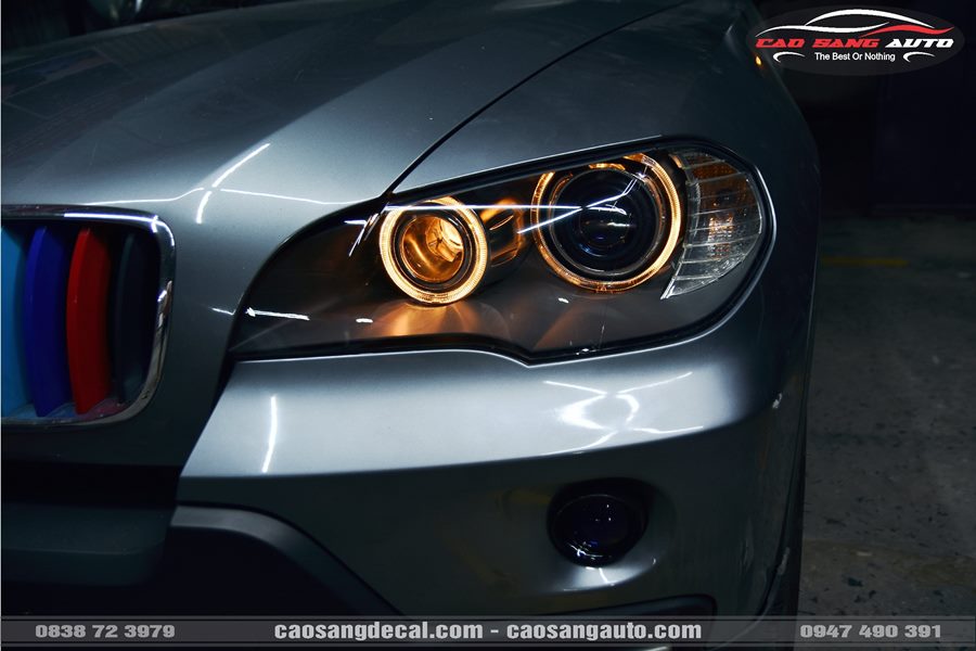 BMW X5 độ bi laser Titan Platinum 9+3 và Bi gầm Led X-Light F10 tăng sáng ấn tượng