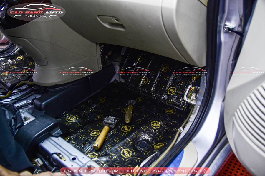 Cách âm chống ồn xe Vinfast VF3