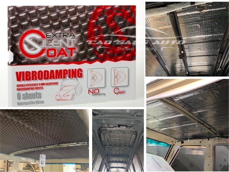 Cách âm chống ồn xe hơi ô tô vật liệu Silent Coat từ Châu Âu