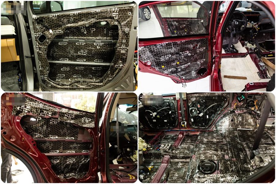 Cách âm SIP - Vật liệu cách âm chống ồn xe ô tô Madein Rusia