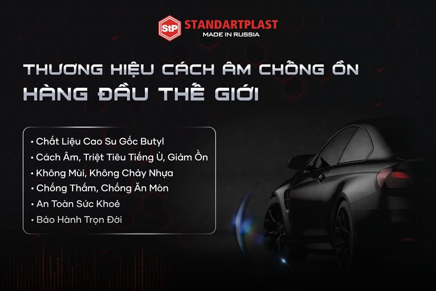 Cách âm STP vật liệu cách âm chống ồn cho xe hàng đầu thế giới