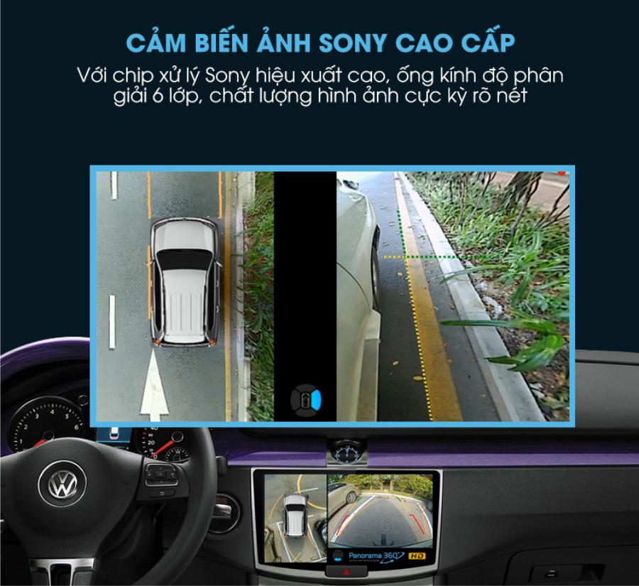 Camera 360 độ cho ô tô Panorama AVM 200 lắp cho các dòng xe