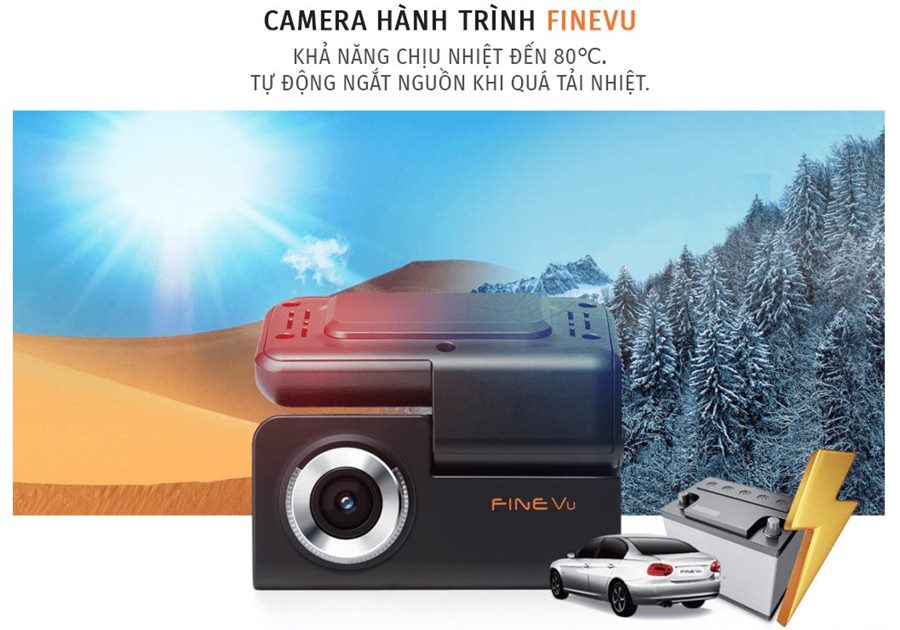 Camera hành trình Finevu GX30 - Khả năng ghi hình đỉnh cao