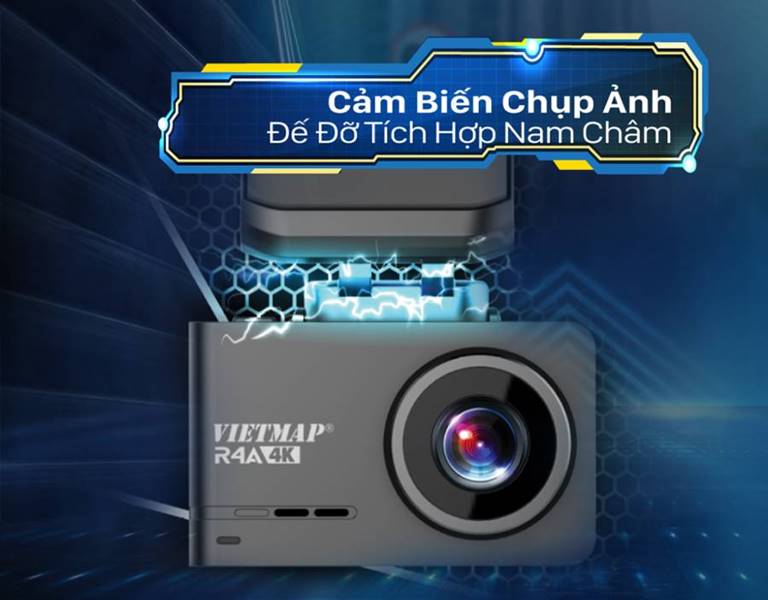Camera Vietmap R4A - Nhận diện biển cảnh báo giao thông