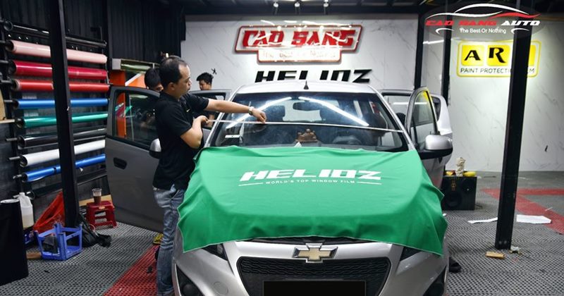 【HOT】Dán phim cách nhiệt xe Chevrolet Spark với phim Helioz USA