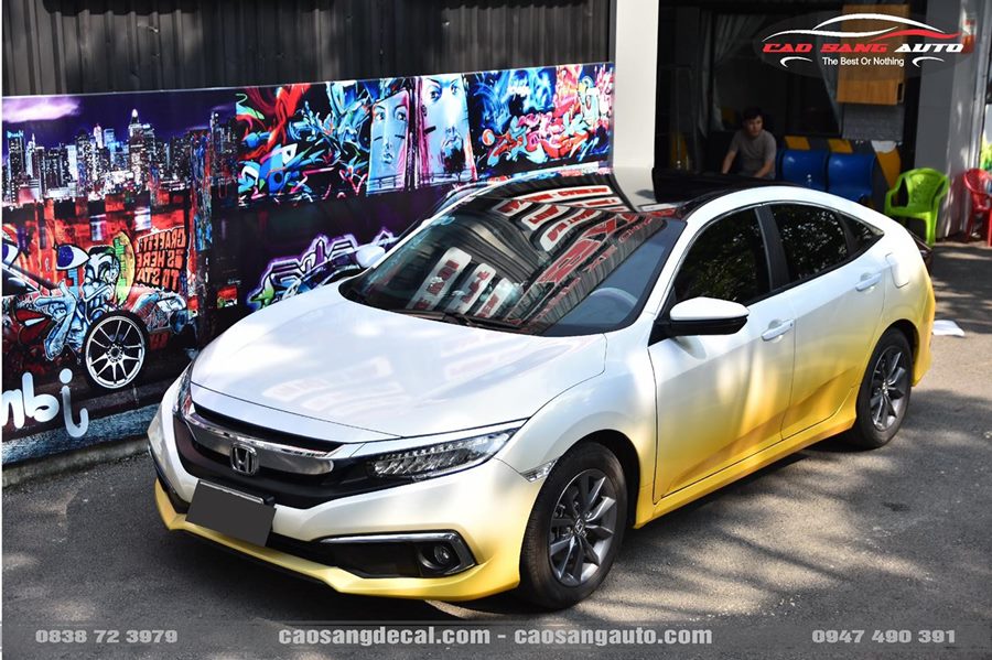 Wrap - Dán decal đổi màu xe Civic Gen10