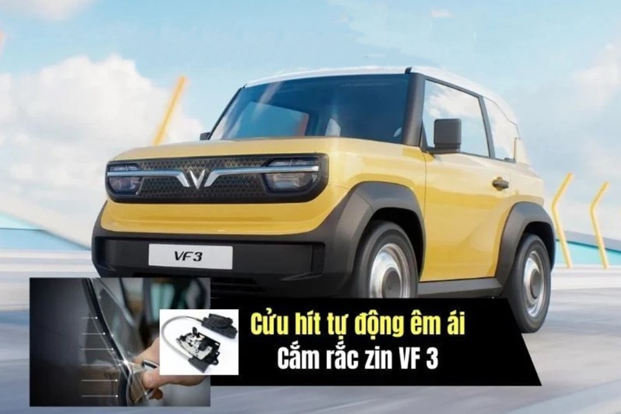 Cửa hít xe Vinfast VF3