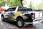 Dán decal tem xe Ford Ranger - Hình 1