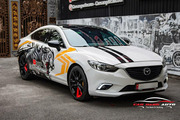 Dán decal tem xe Mazda 6 - Hình 1
