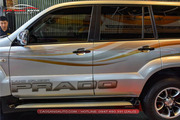 Dán decal tem xe Toyota Prado - Hình 3