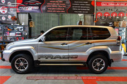 Dán decal tem xe Toyota Prado - Hình 1