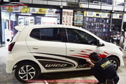 Dán decal tem xe Toyota Wigo - Hình 2