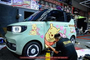 Dán decal tem xe Wuling Hongguang Mini EV - Hình 3