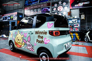 Dán decal tem xe Wuling Hongguang Mini EV - Hình 4