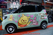 Dán decal tem xe Wuling Hongguang Mini EV - Hình 1