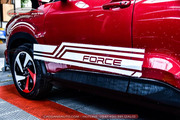 Dán decal tem xe XFORCE - Hình 4