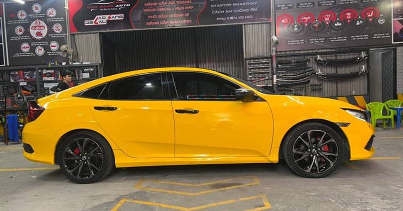 Dán đổi màu Civic decal cao cấp – cuốn hút – sang trọng
