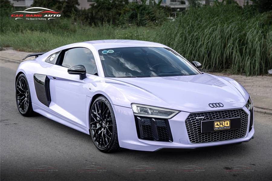 Wrap - Dán đổi màu xe Audi R8 decal Inozetek Luminous Lilac