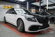 Wrap - Dán đổi màu xe Mercedes S63 kiểu Maybach - Hình 10