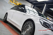 Wrap - Dán đổi màu xe Mercedes S63 kiểu Maybach - Hình 6