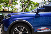 Wrap - Dán đổi màu xe Peugeot 5008 decal xanh bóng - Hình 8