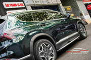 Wrap - Dán đổi màu xe Santafe decal xanh rêu - Hình 11