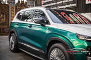 Wrap - Dán đổi màu xe Santafe kiểu Maybach - Hình 15