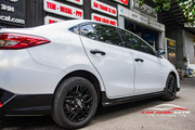 Wrap - Dán đổi màu xe Toyota Vios decal trắng ngọc trai - Hình 11