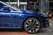 Wrap - Dán đổi màu xe Vinfast Lux A decal xanh bóng - Hình 3