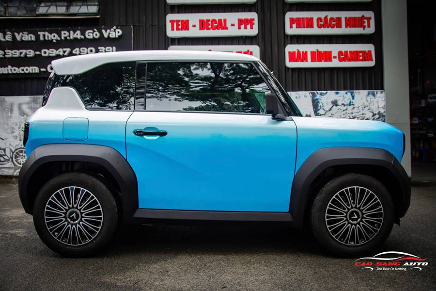 Wrap - Dán đổi màu xe VinFast VF3 decal chuyển màu