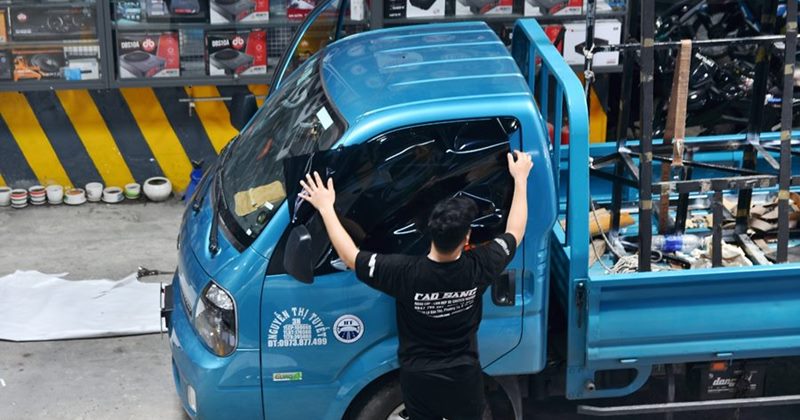 Dán phim cách nhiệt xe tải KIA K200 giá rẻ, chất lượng cao