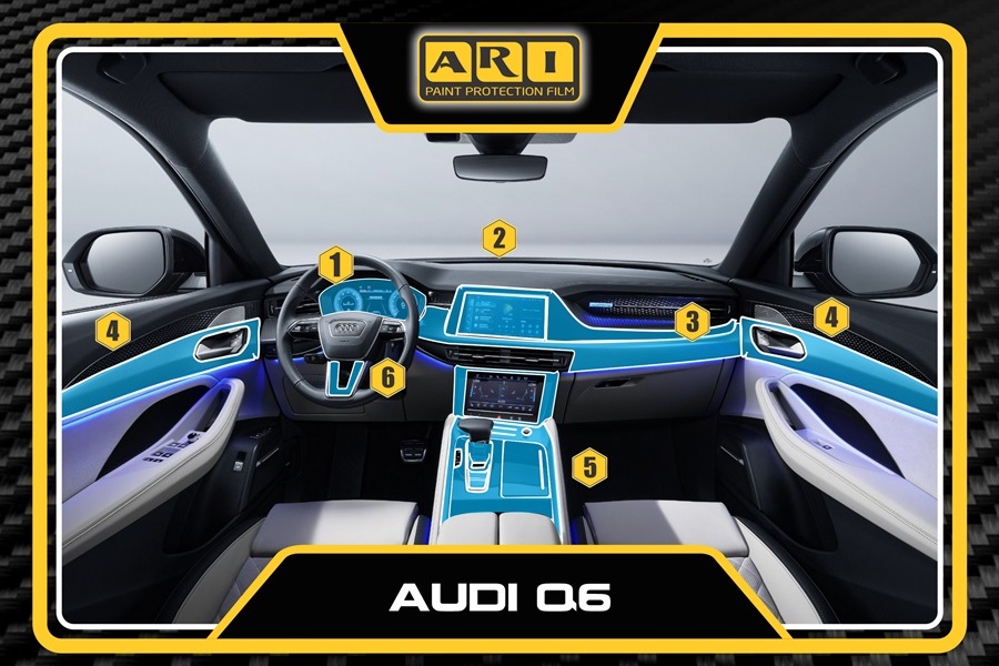 Dán PPF nội thất Audi Q6