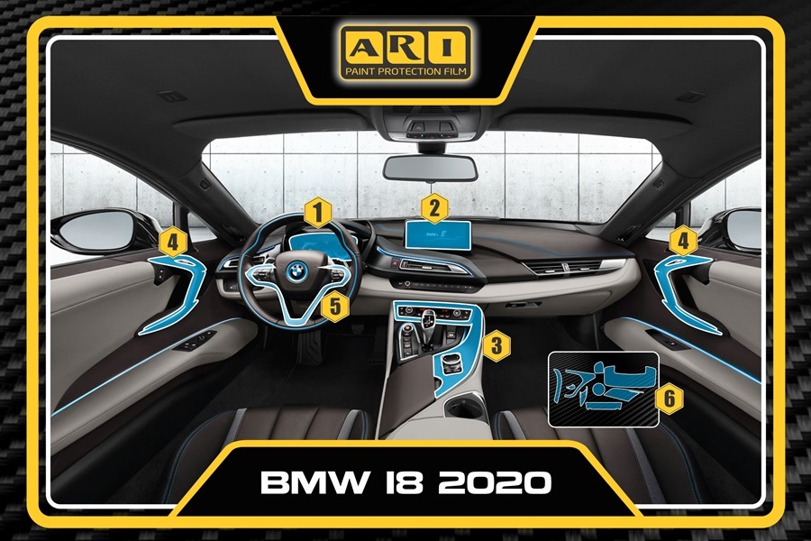 Dán PPF nội thất BMW i8 2020