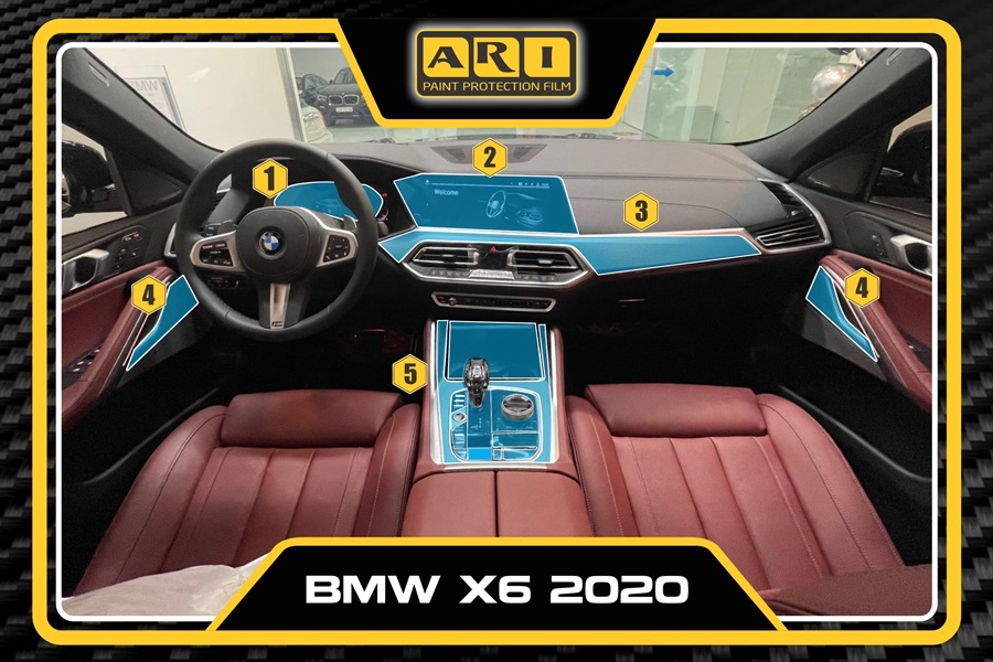 Dán PPF nội thất BMW X6 2020