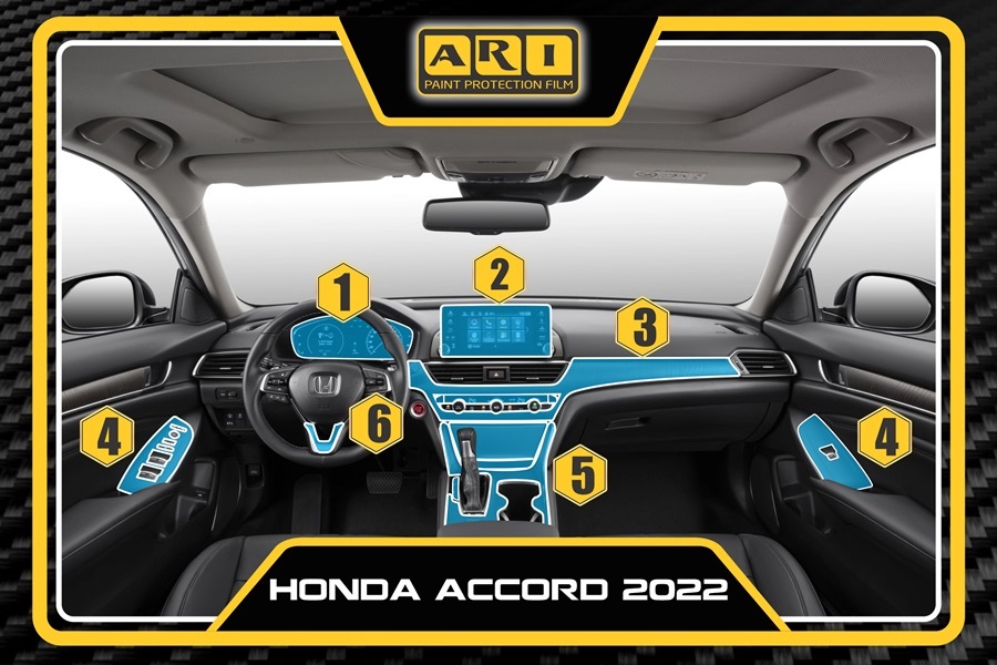Dán PPF nội thất xe Honda Accord 2022
