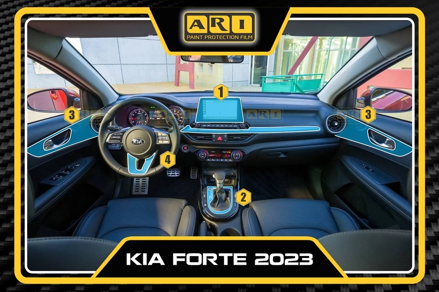 Dán PPF nội thất Kia Forte 2023
