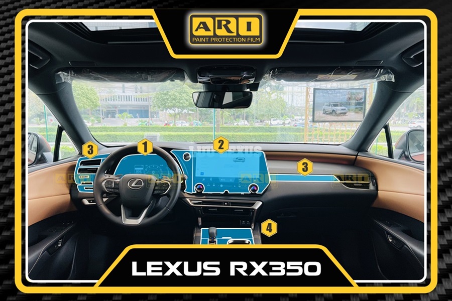 Dán PPF nội thất xe Lexus RX 350