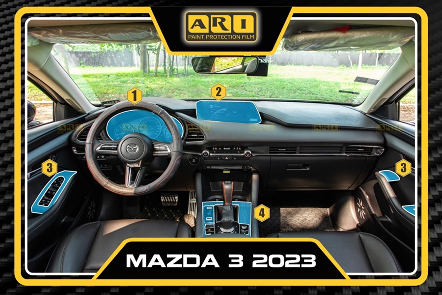 Dán PPF nội thất xe Mazda 3