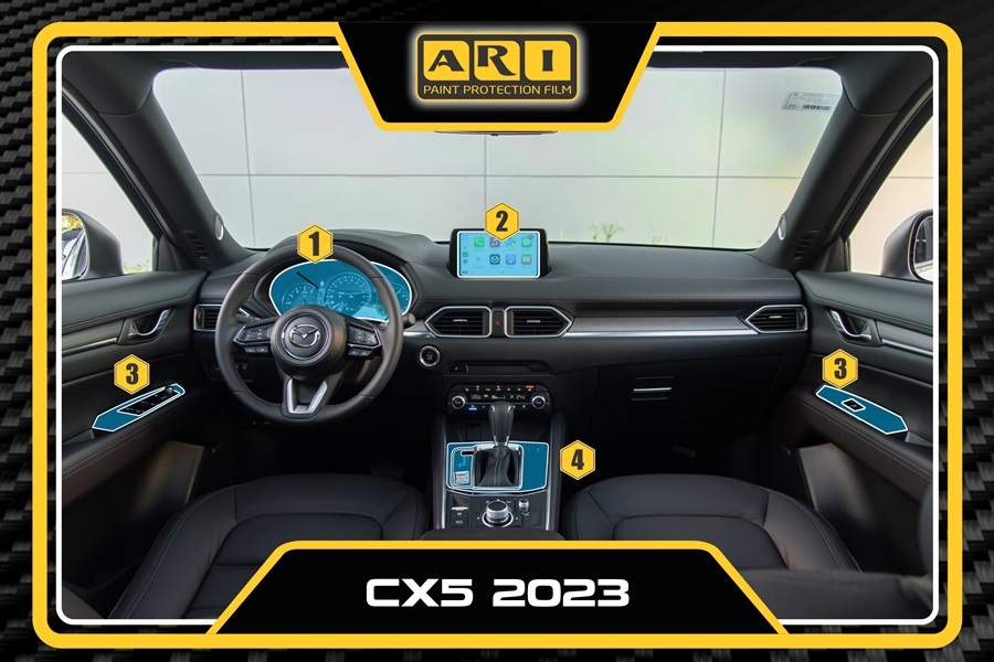 Dán PPF nội thất ô tô Mazda CX5