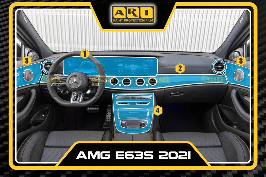 Dán PPF nội thất Mercedes AMG E63S