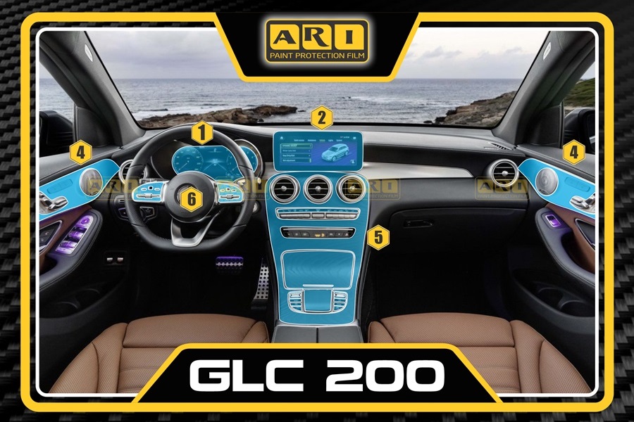 Dán PPF nội thất Mercedes GLC 200