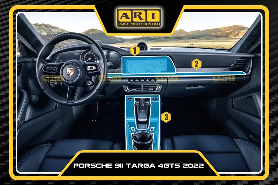 Dán PPF nội thất Porsche 911 Targa 4GTS