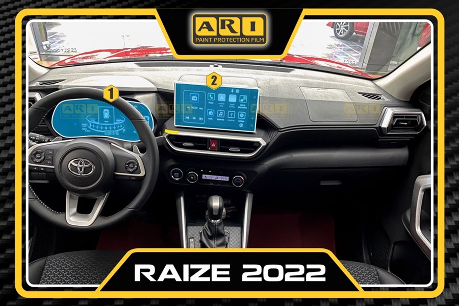 Dán PPF nội thất Toyota Raize