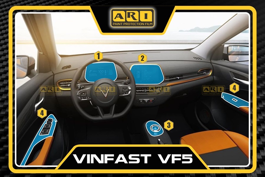 Dán PPF nội thất VinFast VF 5