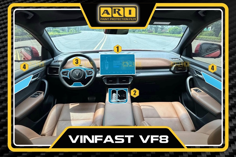Dán PPF nội thất VinFast VF 8