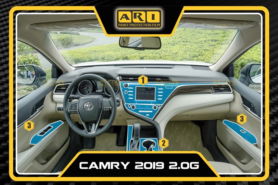Dán PPF nội thất Camry 2019 2.0G